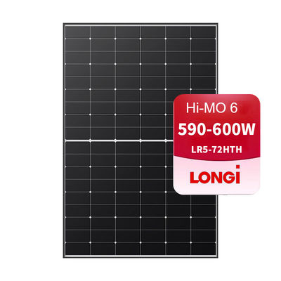 Солнечная панель Longi Himo типа 6N 595Watt для устойчивых фотоэлектрических солнечных модулей
