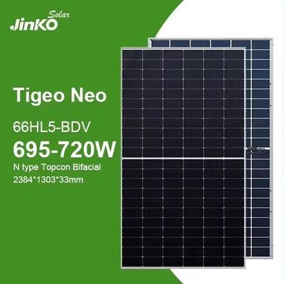Сертификат CE TUV 540W 550W 660W HJT Двусторонняя стеклянная солнечная панель