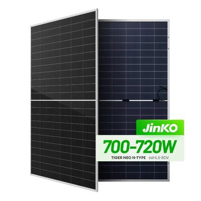 Реальный Jinko 700W двусторонний двойной стеклянный солнечный панель для универсальных солнечных приложений
