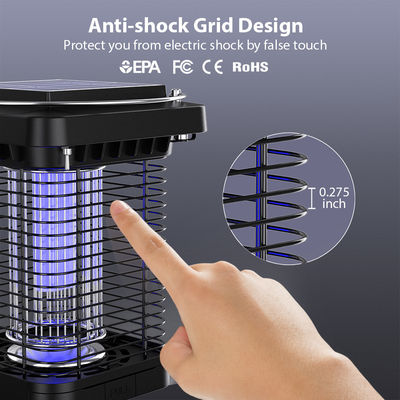 ABS Shell Solar Mosquito Bug Zapper Light Солнечный заряжаемый заряжающий