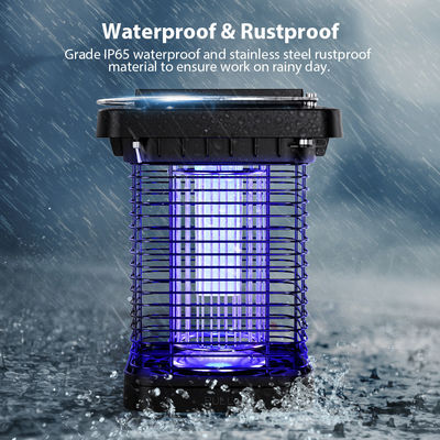 ABS Shell Solar Mosquito Bug Zapper Light Солнечный заряжаемый заряжающий
