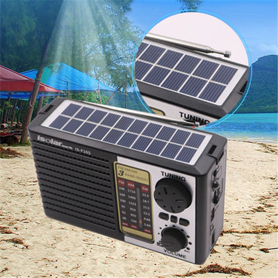 Переносное солнечное зарядное радио Vintage AM FM SW Многодиапазонное экстренное солнечное радио
