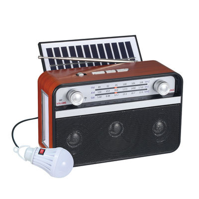USB Tf Музыкальный проигрыватель Fm Am Sw 3 Band Наружное солнечное радио с перезаряжаемым BT