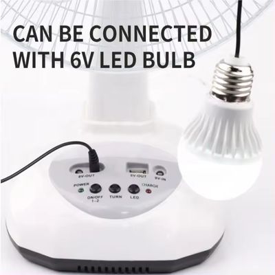Мини-вентилятор GDlighting Солнечный перезаряжаемый вентилятор с батареей AGM 12V 5Ah