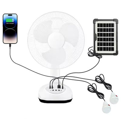 Мини-вентилятор GDlighting Солнечный перезаряжаемый вентилятор с батареей AGM 12V 5Ah