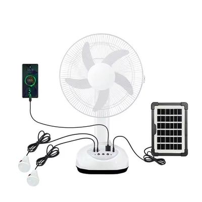 12-дюймовый солнечный столовый вентилятор AGM 12V 5Ah солнечный вентилятор для зарядки батареи 18W