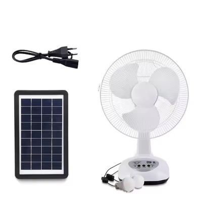 12-дюймовый солнечный столовый вентилятор AGM 12V 5Ah солнечный вентилятор для зарядки батареи 18W