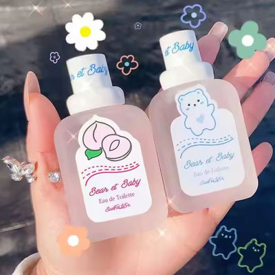 50 мл парфюмерной воды для младенцев Little Bear Baby Perfume, стойкий свежий персиковый фруктовый аромат, молочный аромат для младенцев, натуральный легкий